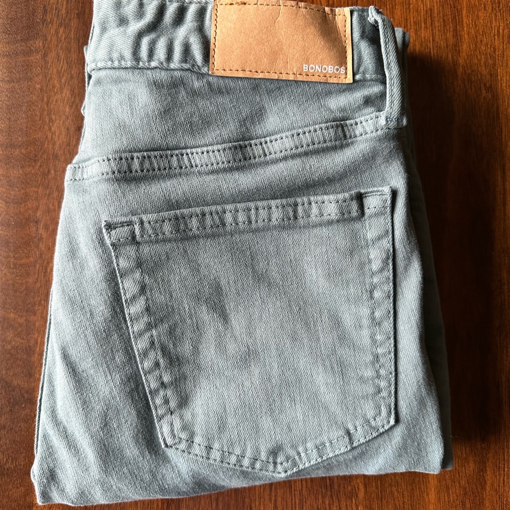 Bonobos Men's Slim Jeans in Light Blue/Gray